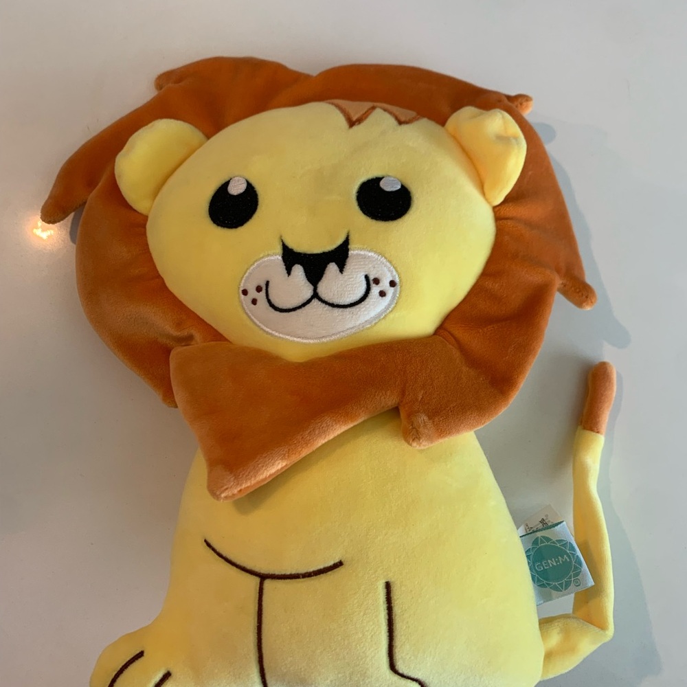 Generation Mindful Yellow Lion SnuggleBuddies Emotions Plush
